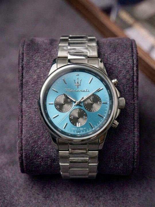Maserati Inspired Chronograph Watch with Modern Luxury Design