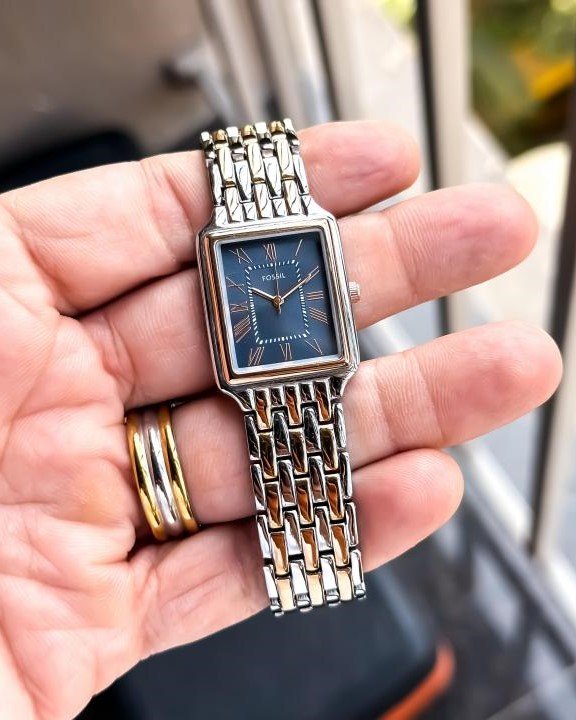 Buy First Copy Light Blue Color Fossil Ladies Watch In India