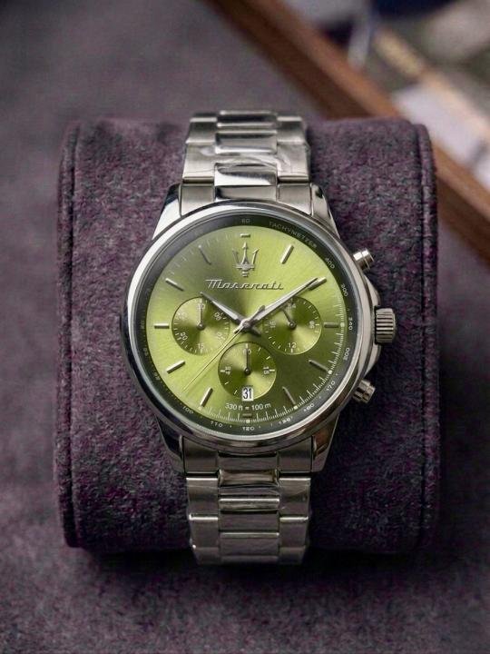 Maserati Green Dial Premium Chronograph Replica Watch