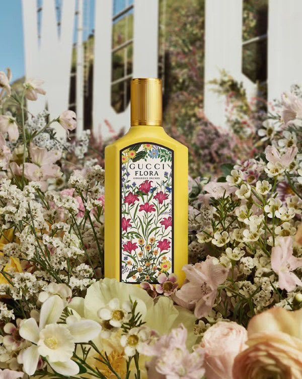 Buy Gucci Flora Gorgeous Orchid Yellow 100ML - Gucci Flora Perfume for Men | Mr Celebrity - Image 3