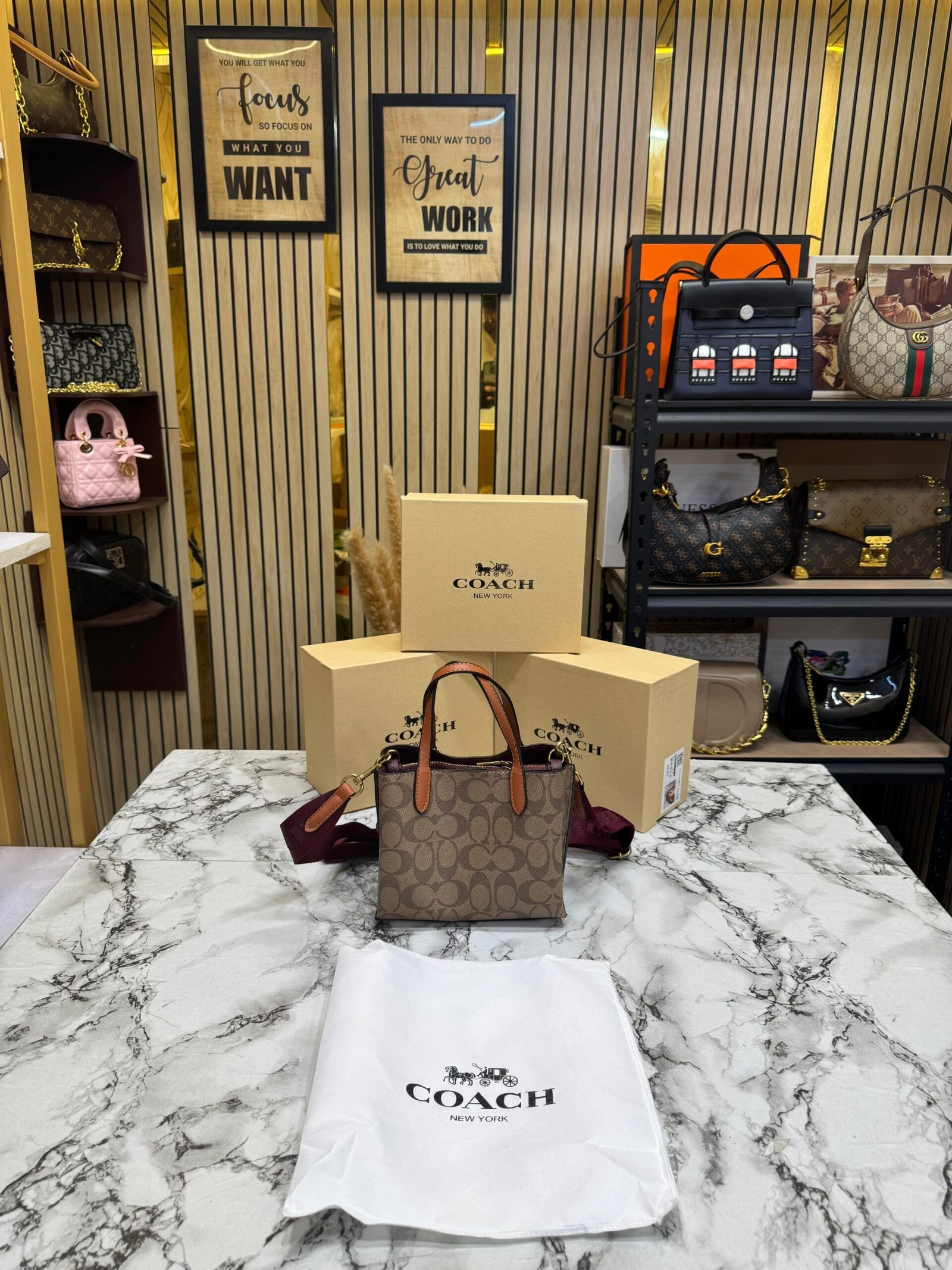 Luxury Coach tote bag from first copy bags online India