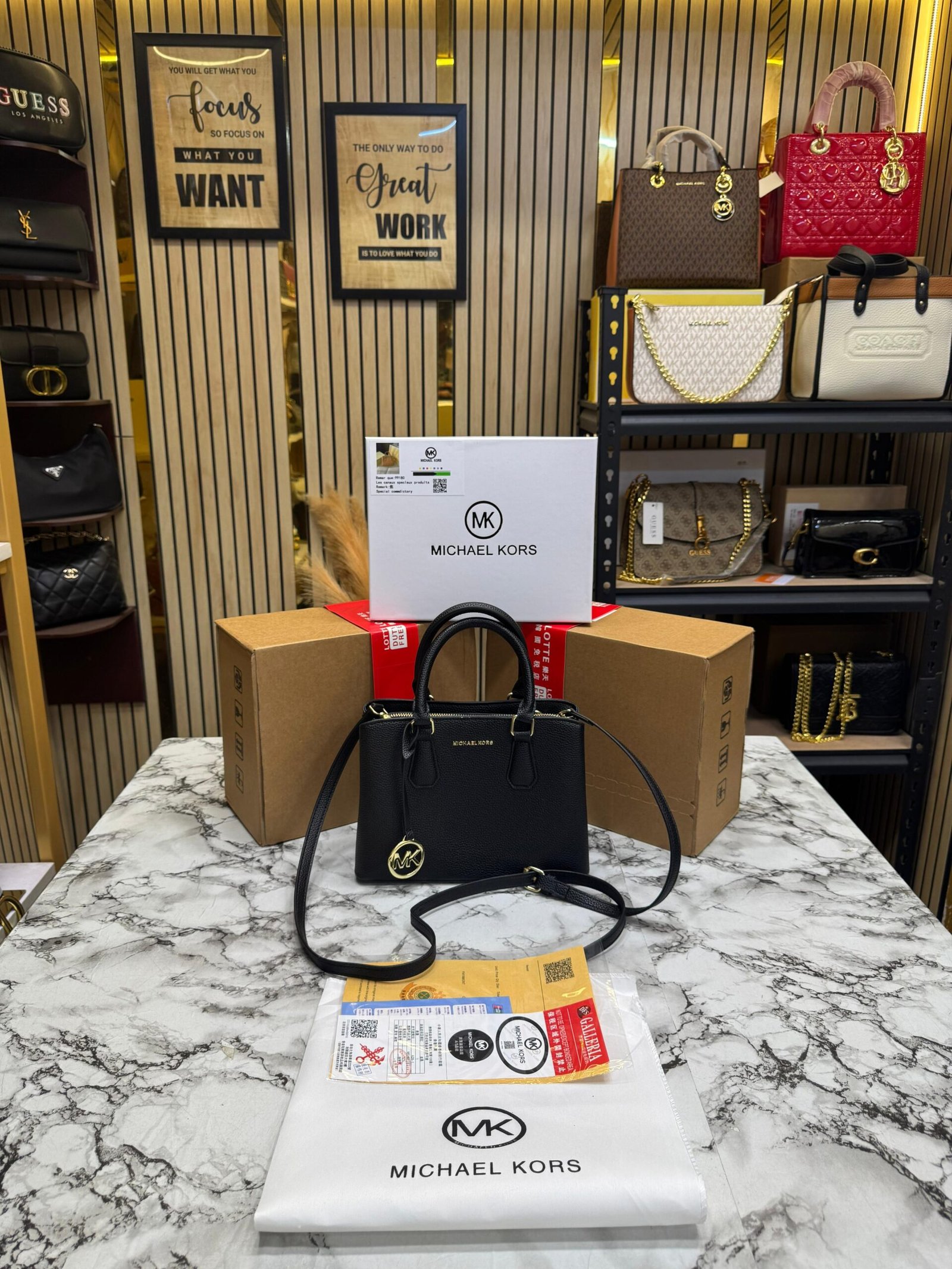 Luxury Michael Kors Camille Handbag for Women