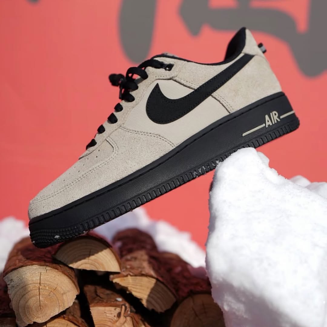 Stylish Nike Air Force 1 First Copy Khaki Shoes