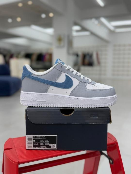 Nike Air Force 1 First Copy exclusive storm blue sneaker collection