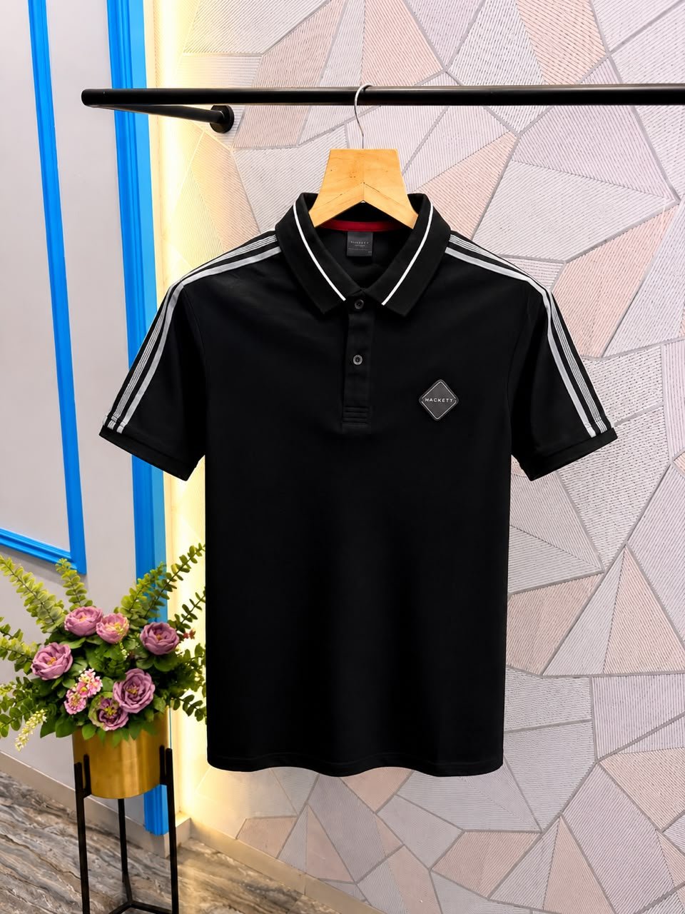 Premium Quality Hackett Black Polo Shirt
