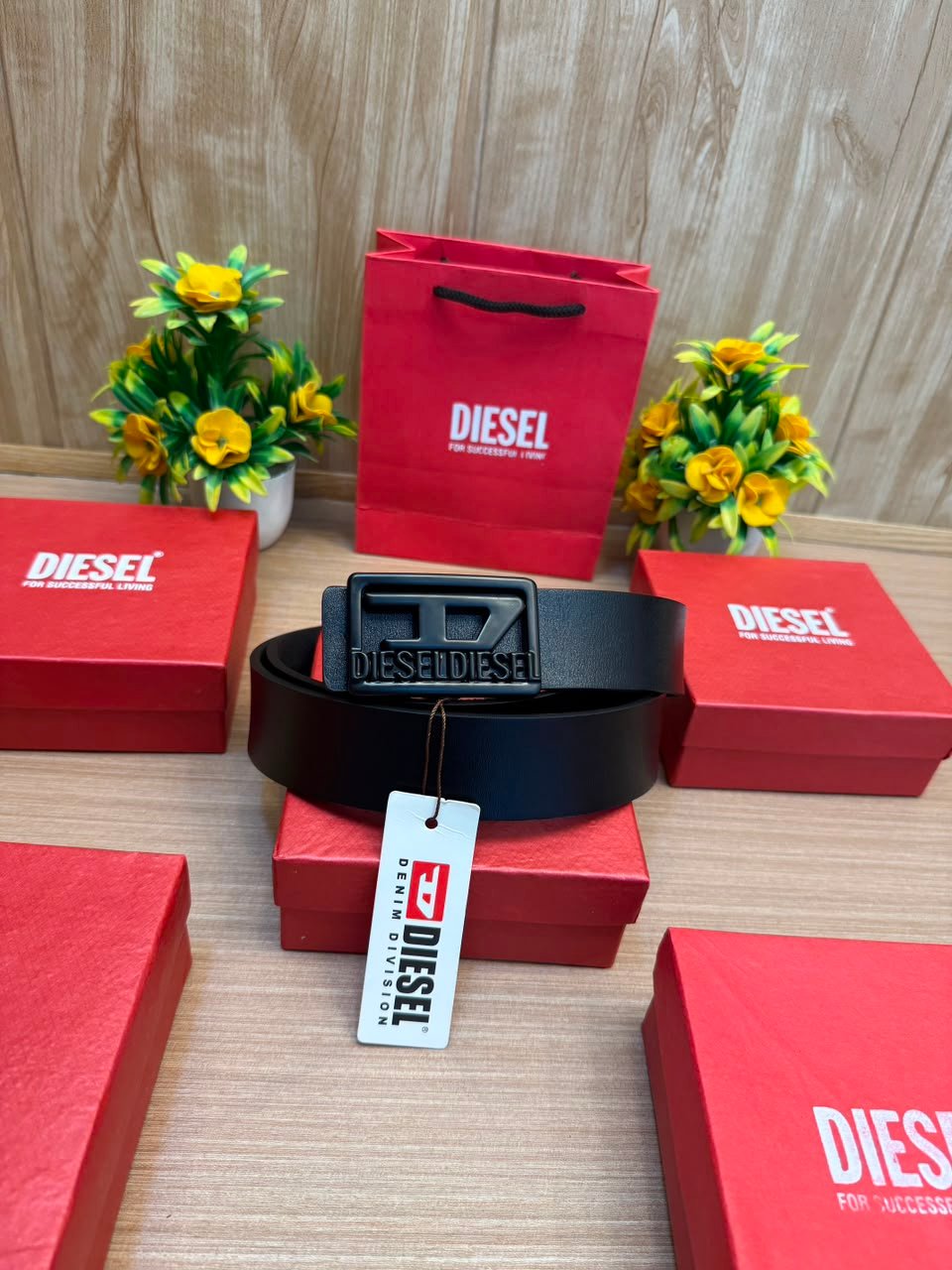 Premium First Copy Belt for Men with Black Buckle
