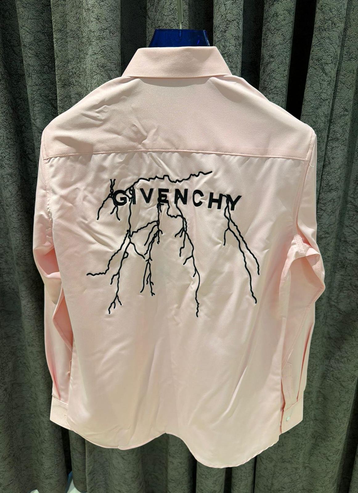 Modern luxury GIVENCHY imported premium pink shirt for men