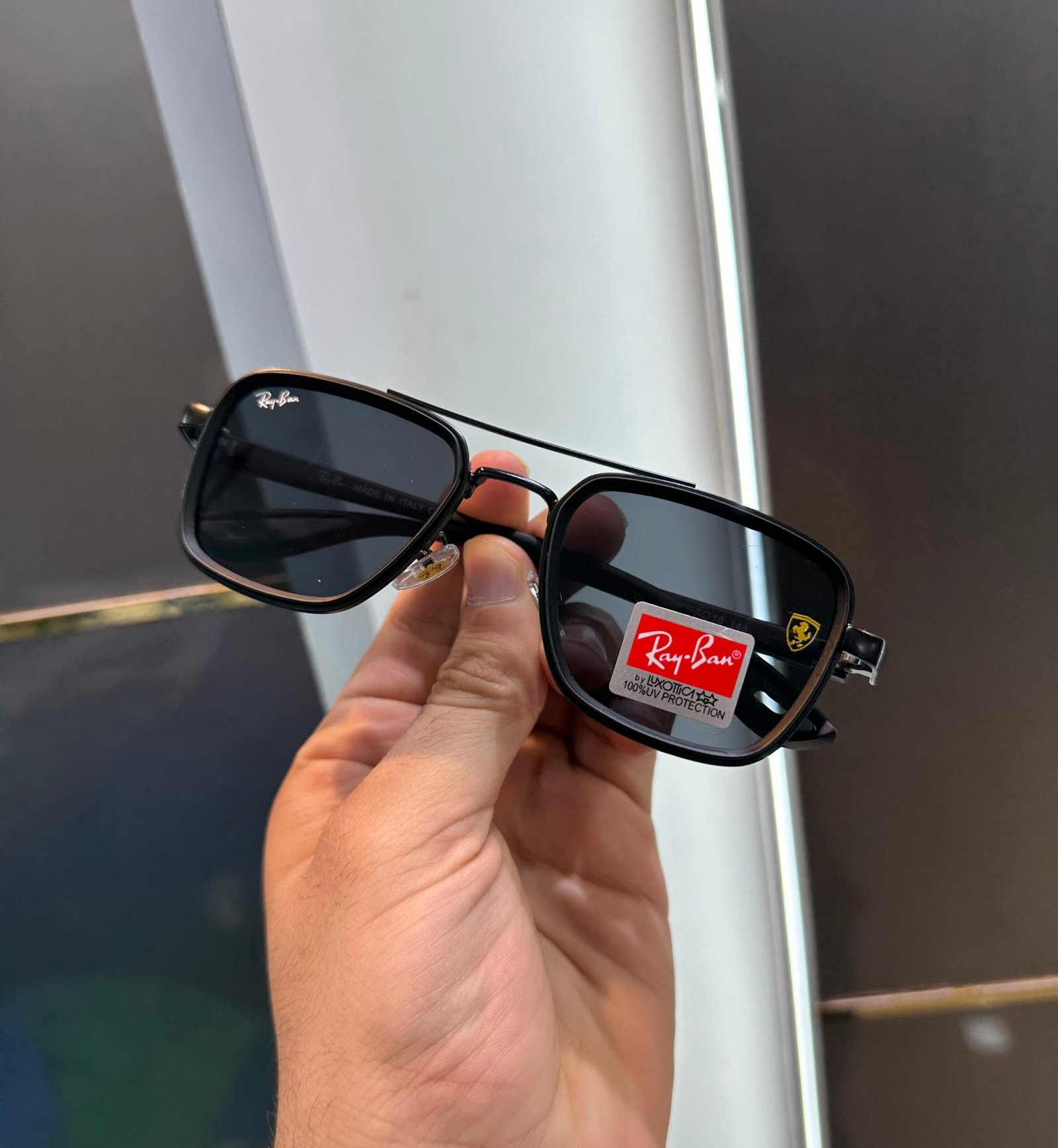 Rayban All Black Luxury Shades 1st Copy Sunglasses for Men