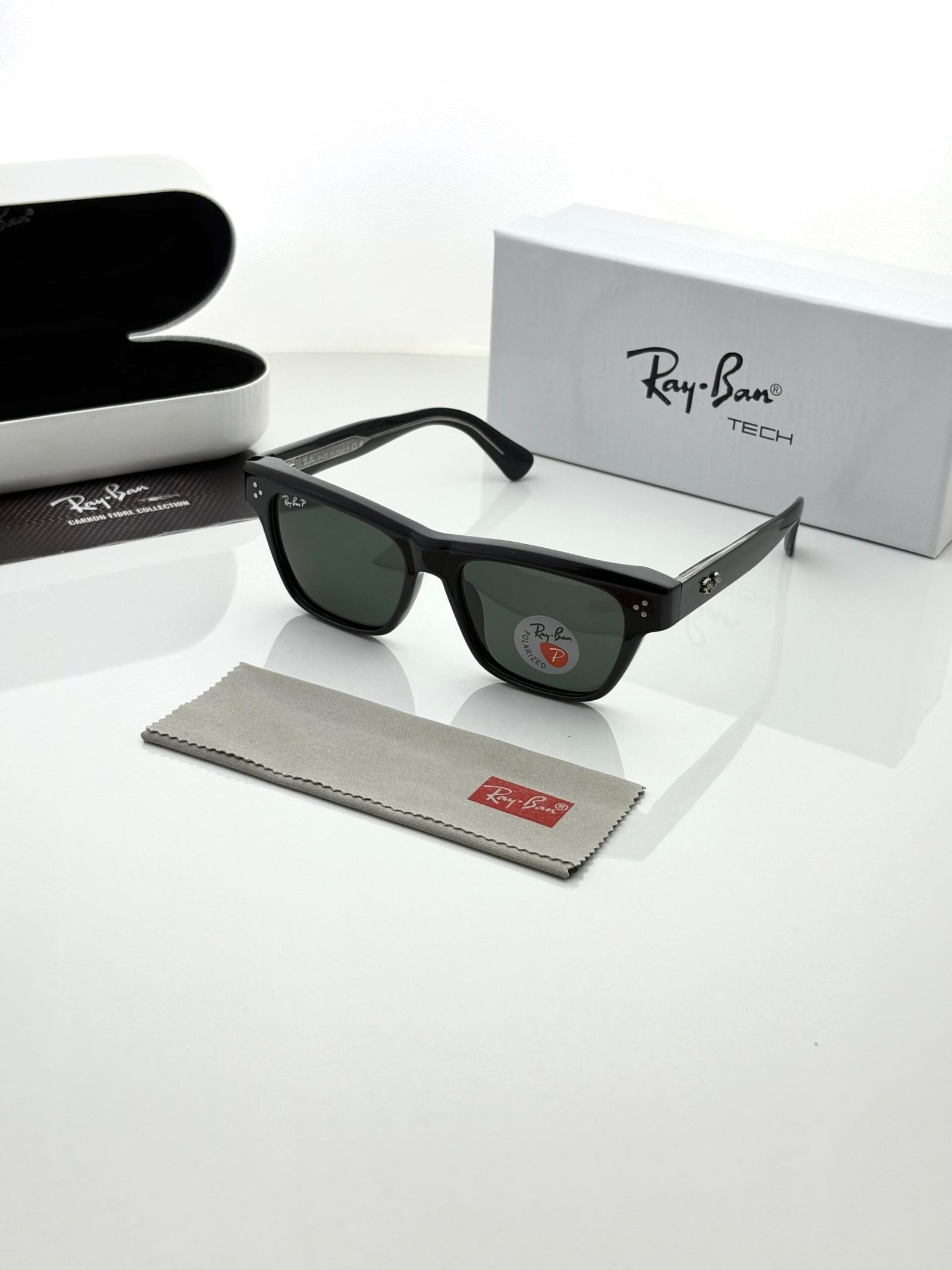 1st Copy Sunglasses Ray Ban Black Green Polarized