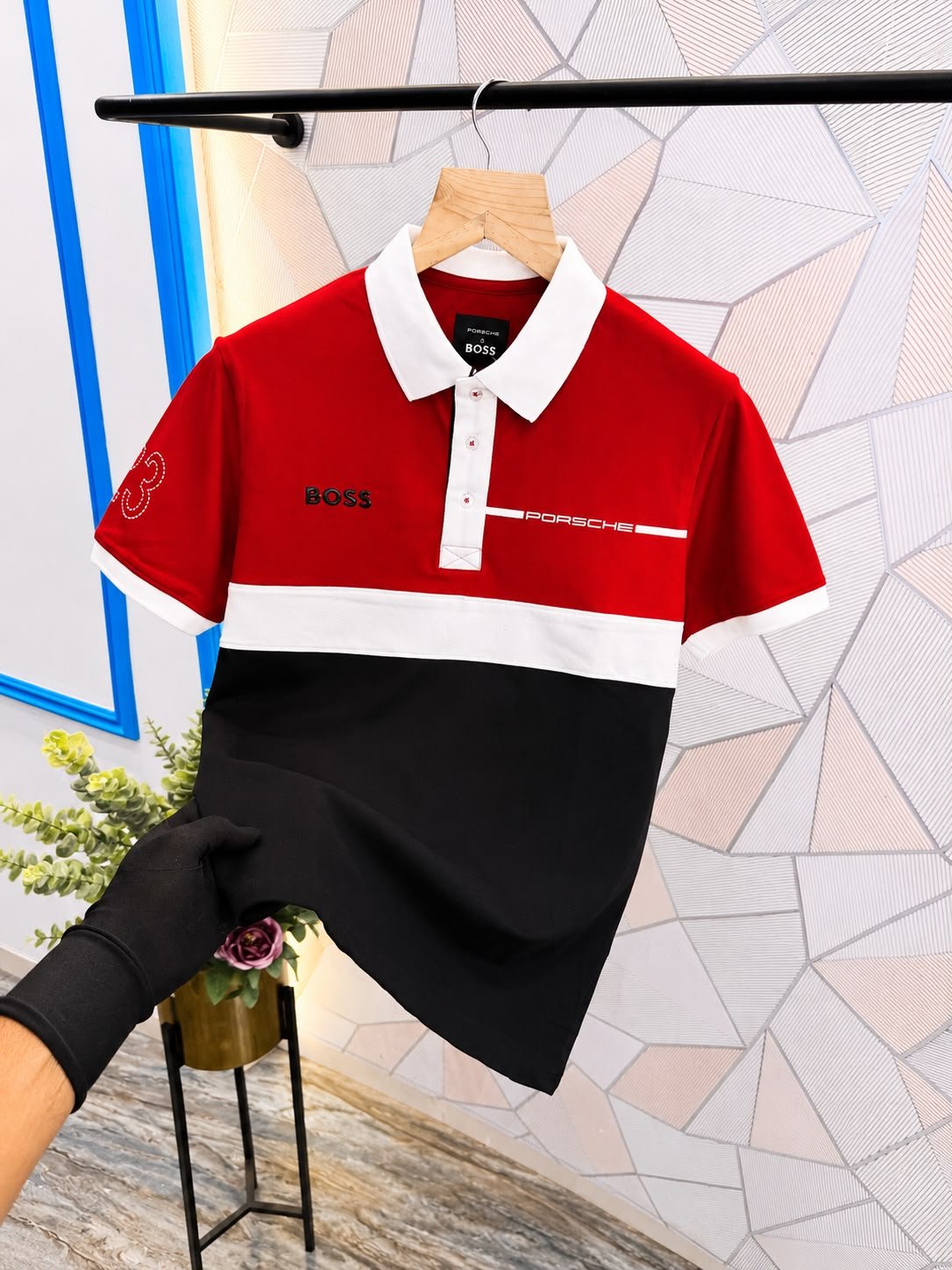 Buy Boss X Porsche Premium Quality Polo T-Shirt for Men
