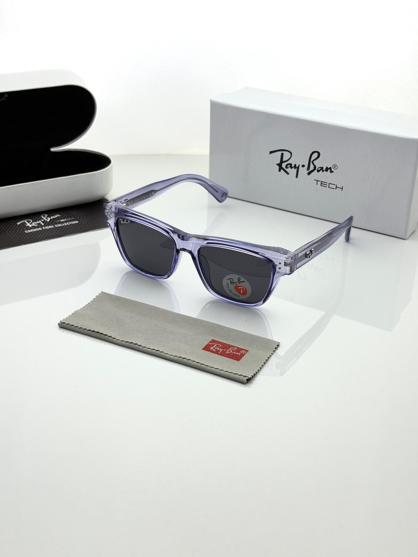 1st Copy Ray Ban Purple Black Polarized Sunglasses