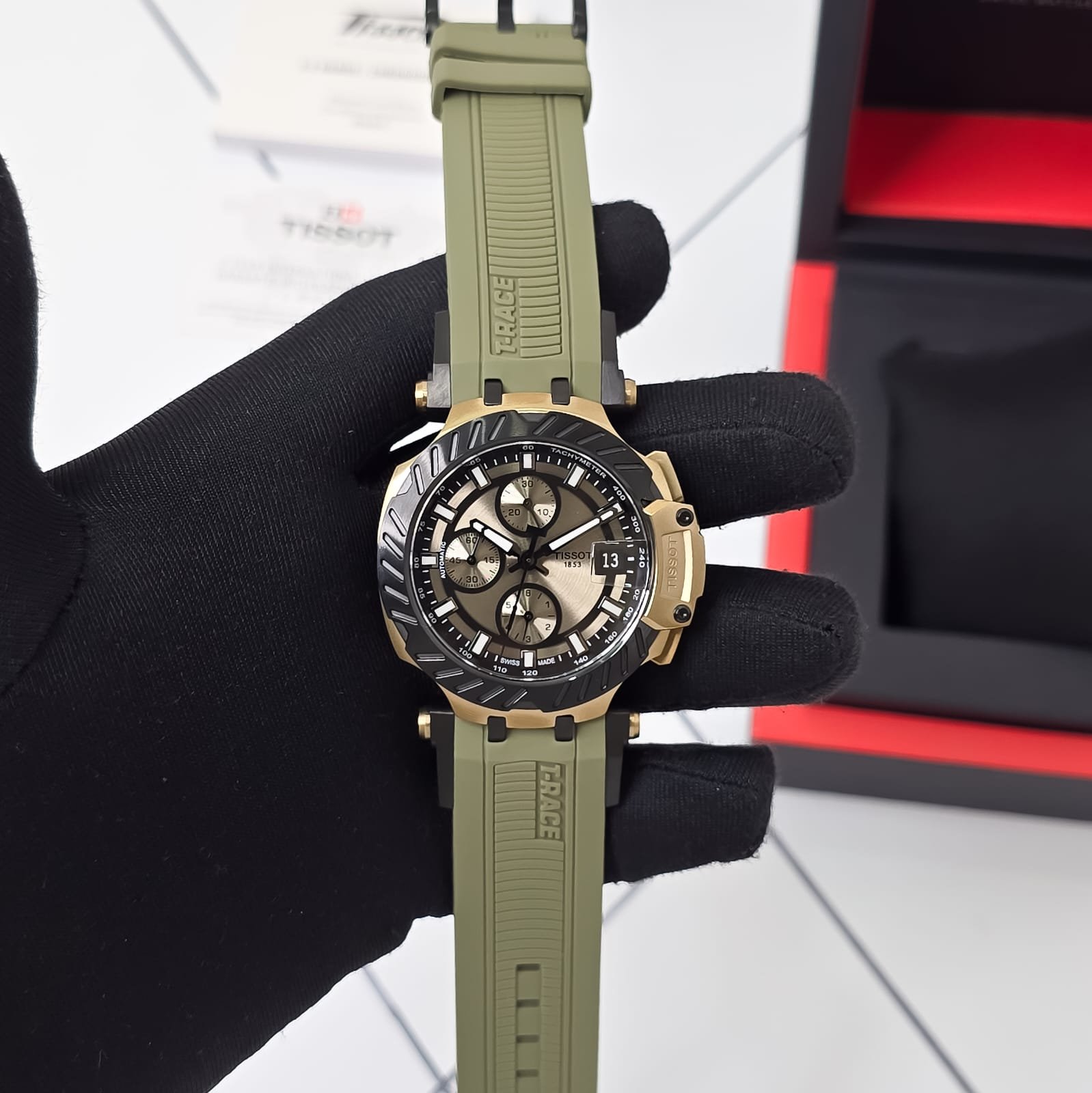 Tissot T-Race Green Chronograph Dial 7AAA Quality Watch