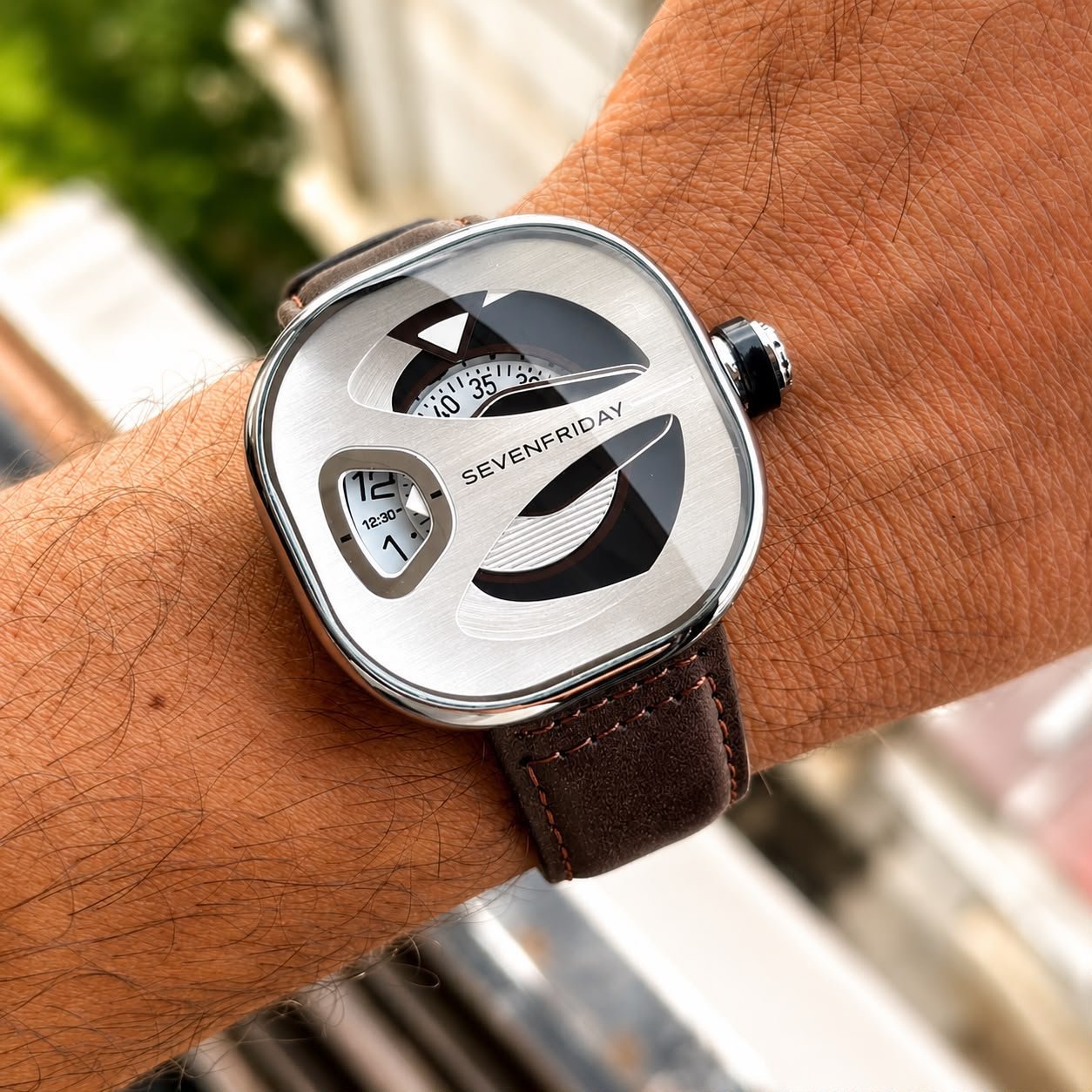 Buy SevenFriday Inspired Cushion Shape Watch for Men