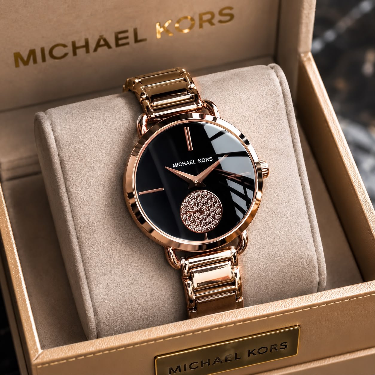 First Copy Michael Kors Watch Rose Gold for Women