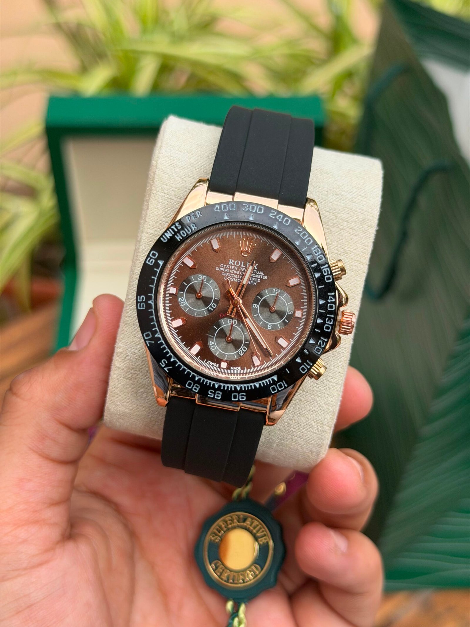 Luxury style First Copy Rolex Daytona Chronograph watch for men