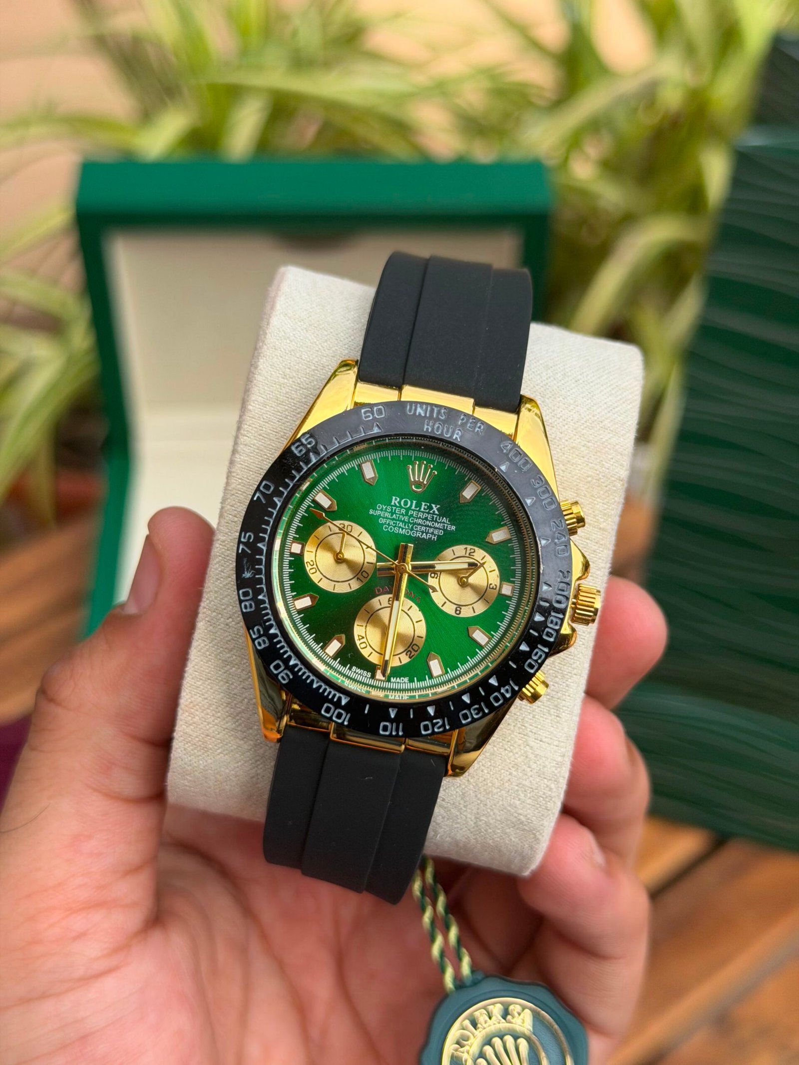 First Copy Rolex Daytona style luxury chronograph watch Online