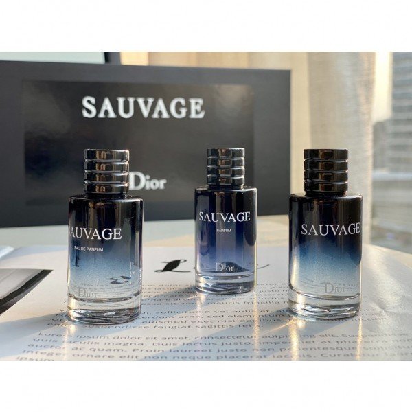 Sauvage Dior Set of 3 First Copy Perfume Gift Set for Men
