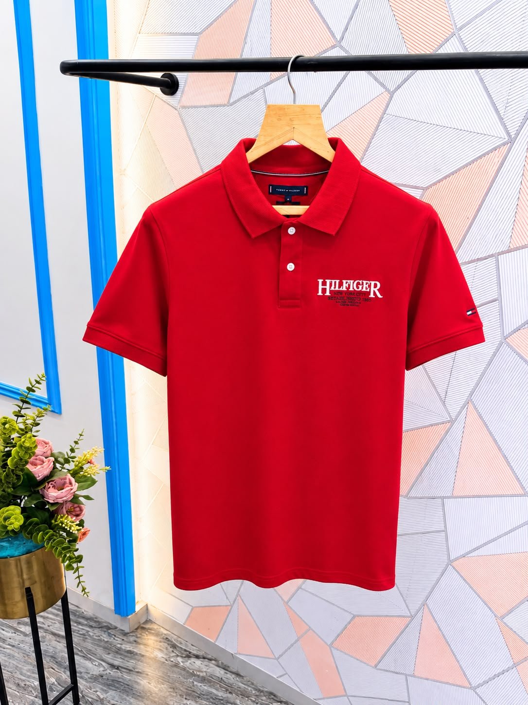 Premium red polo t-shirt foe men online