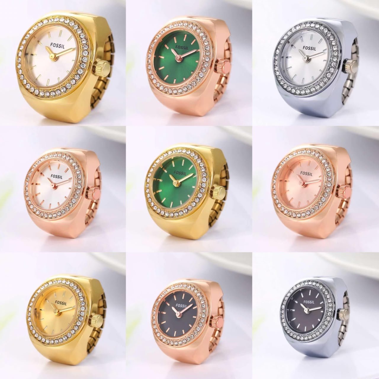 Fossil diamond ring watch best Raksha Bandhan git for sister