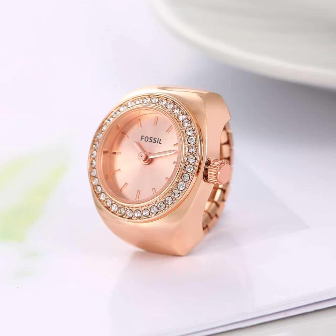 Fossil diamond ring watch store article
