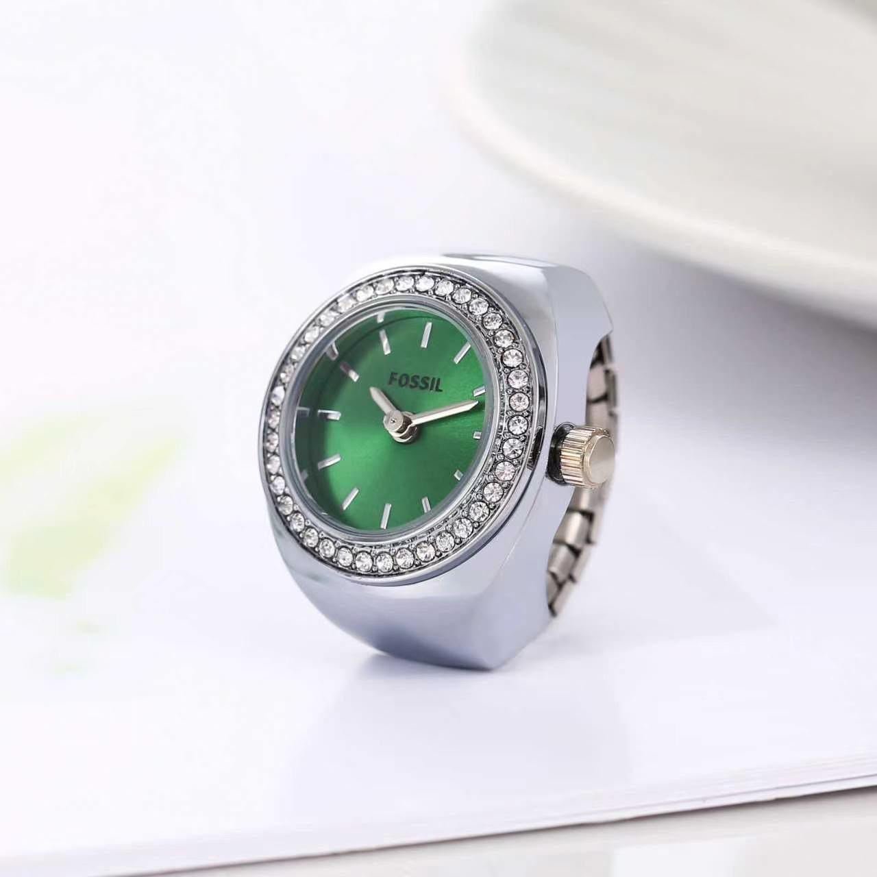 Fossil diamond ring watch In India At best price