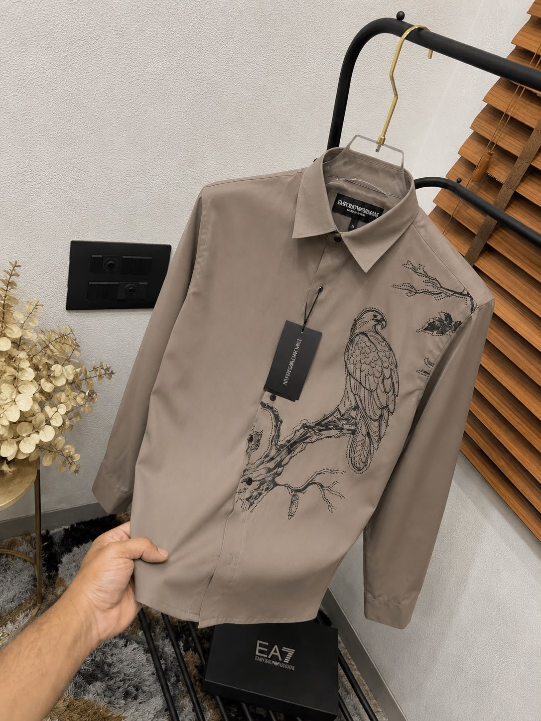 Buy First Copy Armani Printed Shirt For Men