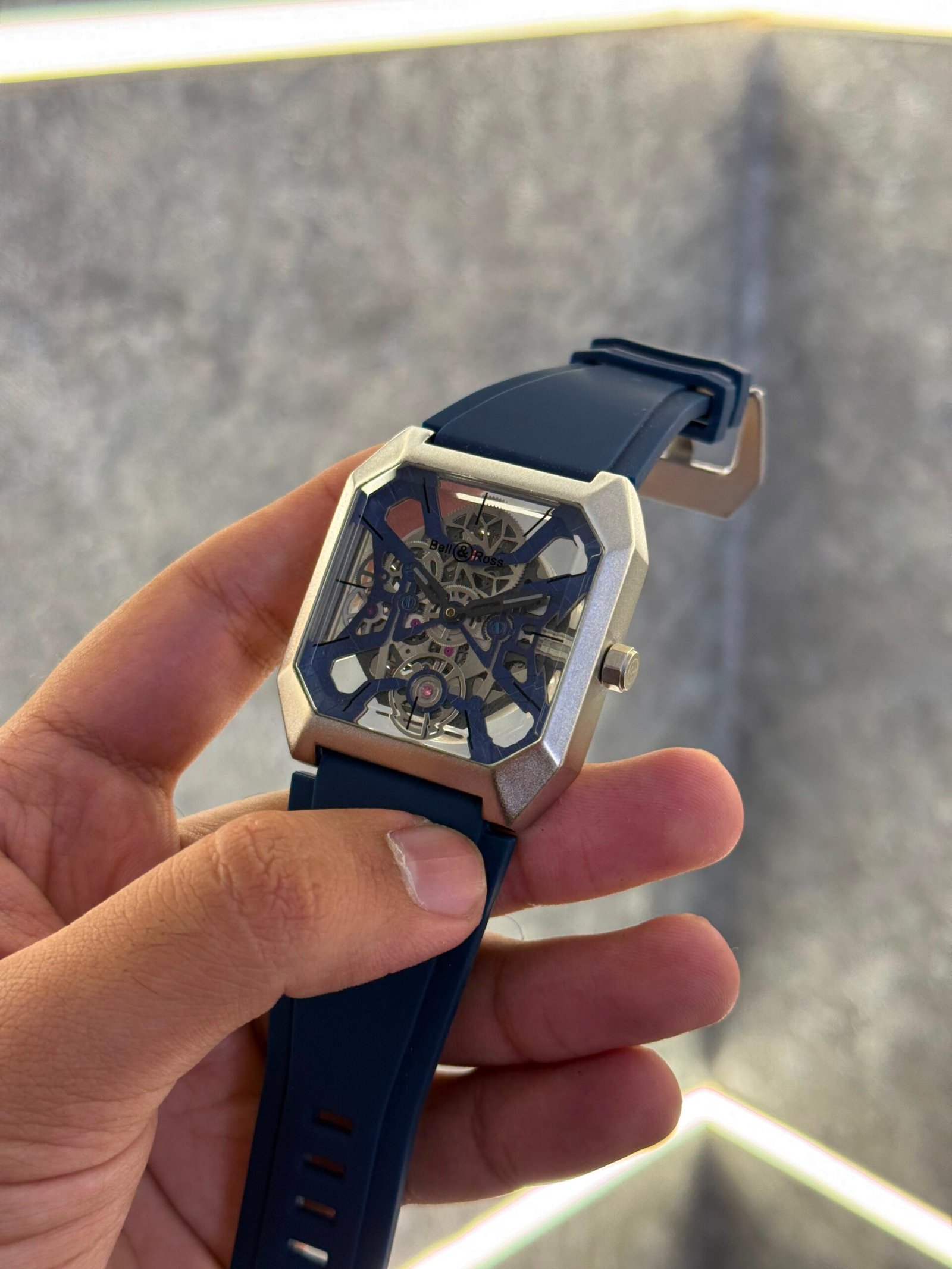 First Copy Bell & Ross Watch Skeleton Mechanical Movement