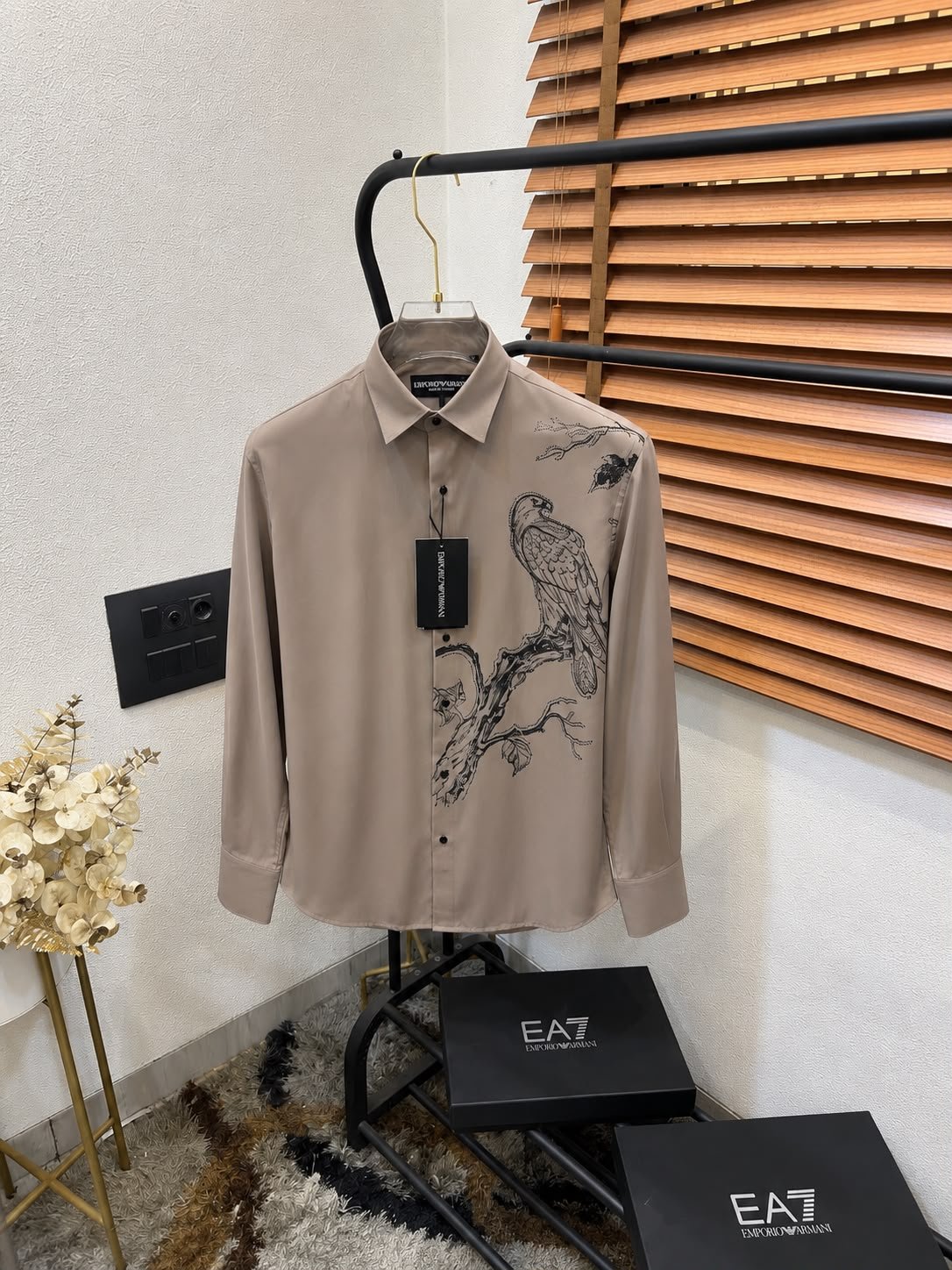 Buy Emporio Armani Printed Shirt First Copy