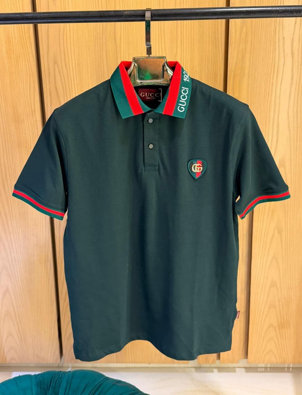 Buy Gucci Green Polo T-Shirt First Copy