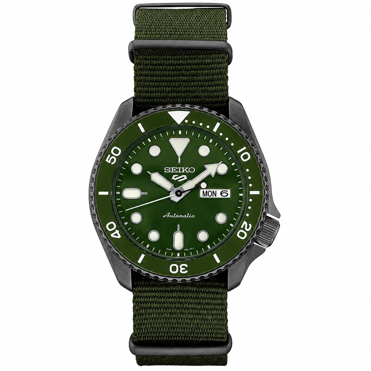 Seiko 5 Sports SRPD79K1 Green Automatic Watch for Men