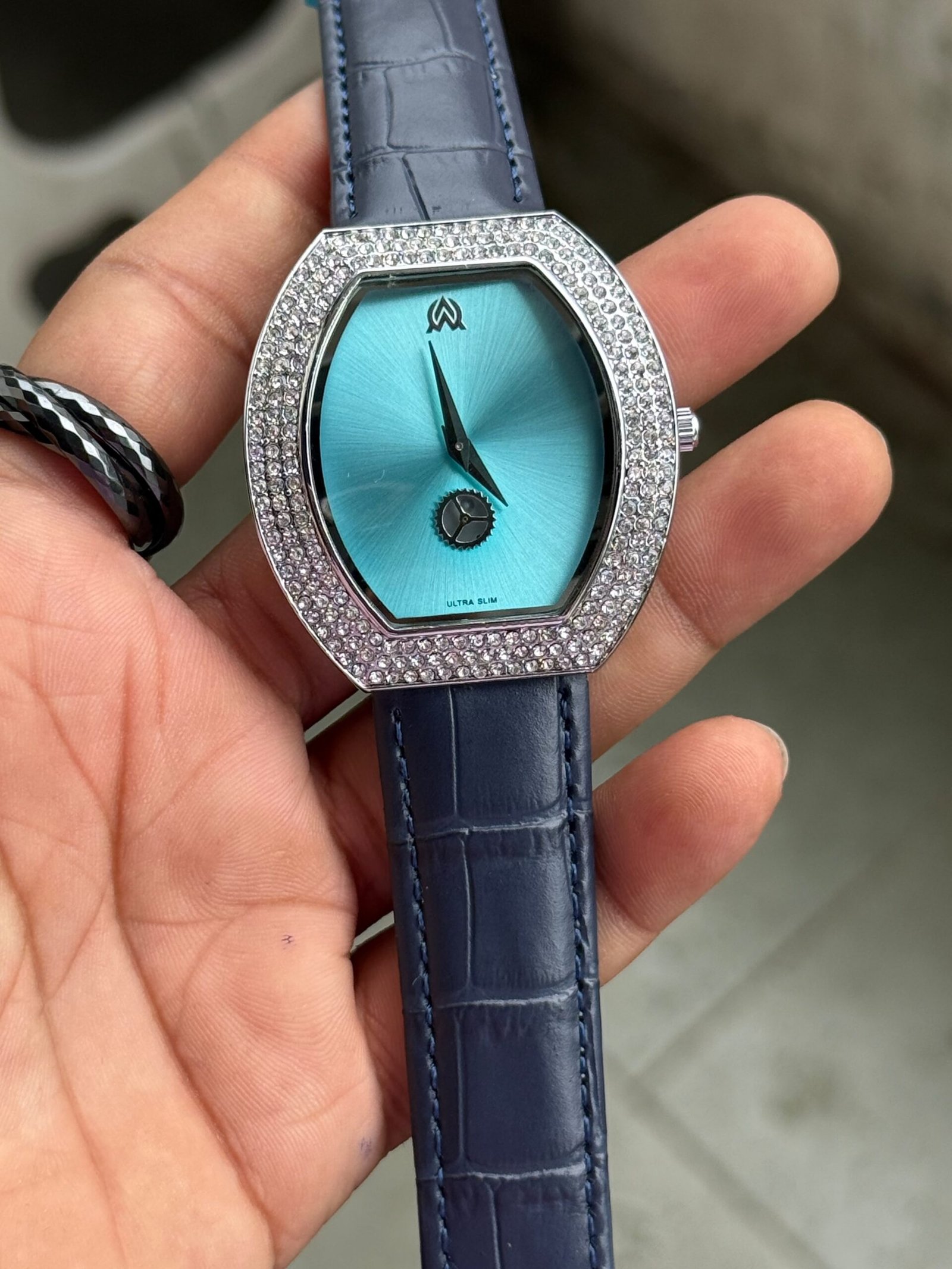 First Copy Diamond Studded Watch for Men